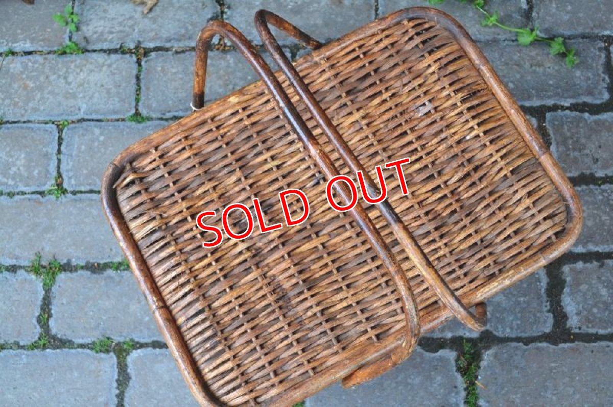 画像10: US40sラタン・バスケット (10)