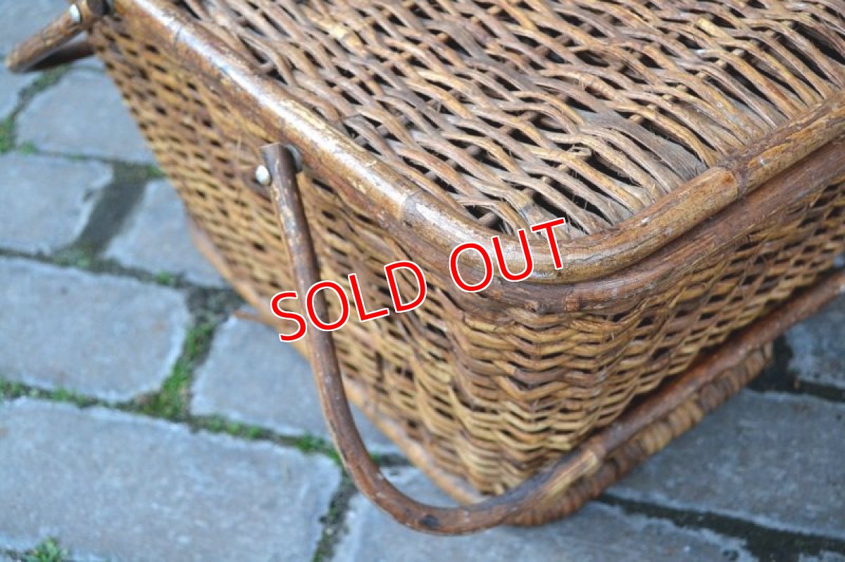 画像8: US40sラタン・バスケット (8)
