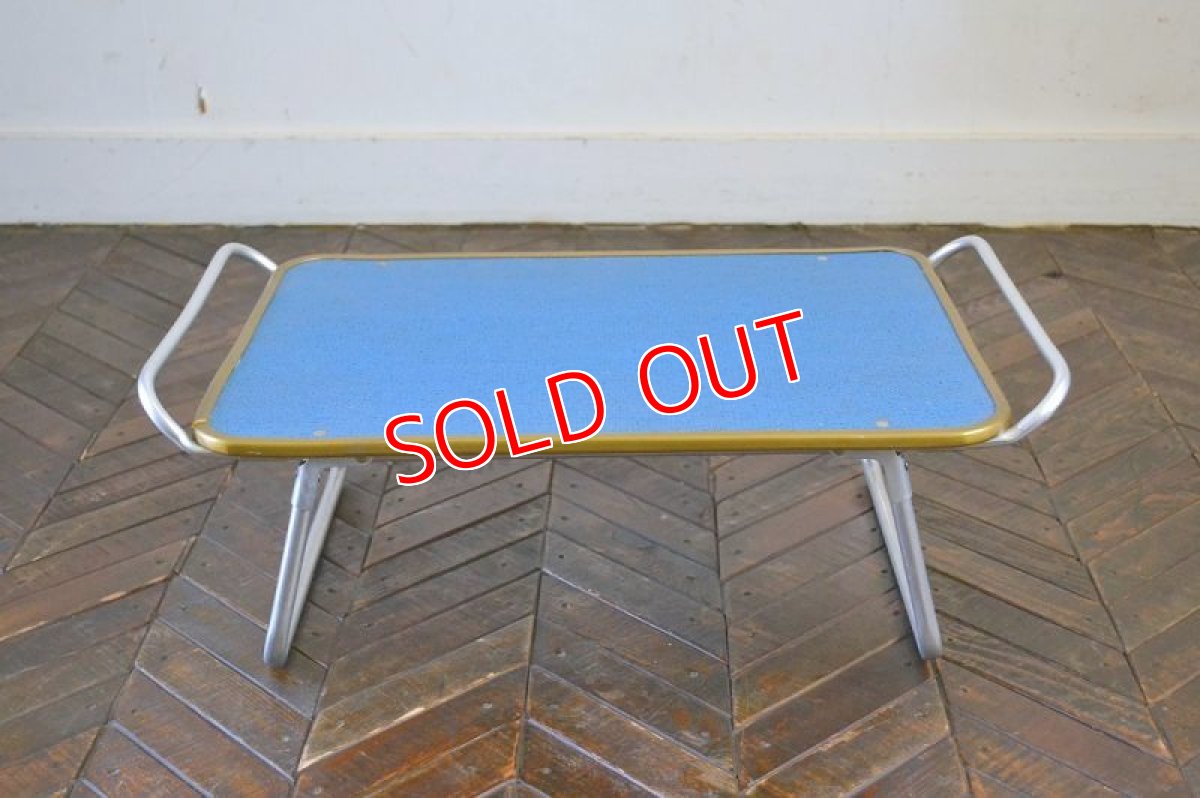 画像2: UK80sトレー型ピクニックテーブル  (2)