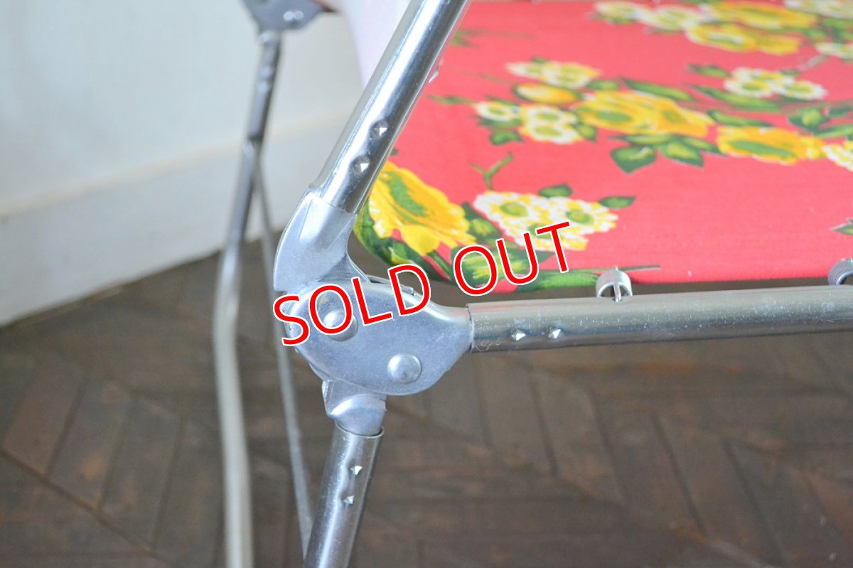 画像8: UK70sサンラウンジャー/レトロフラワー (8)