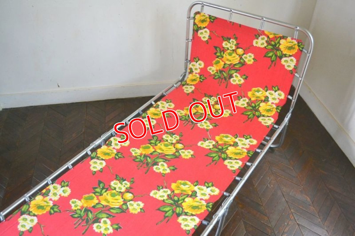 画像3: UK70sサンラウンジャー/レトロフラワー (3)