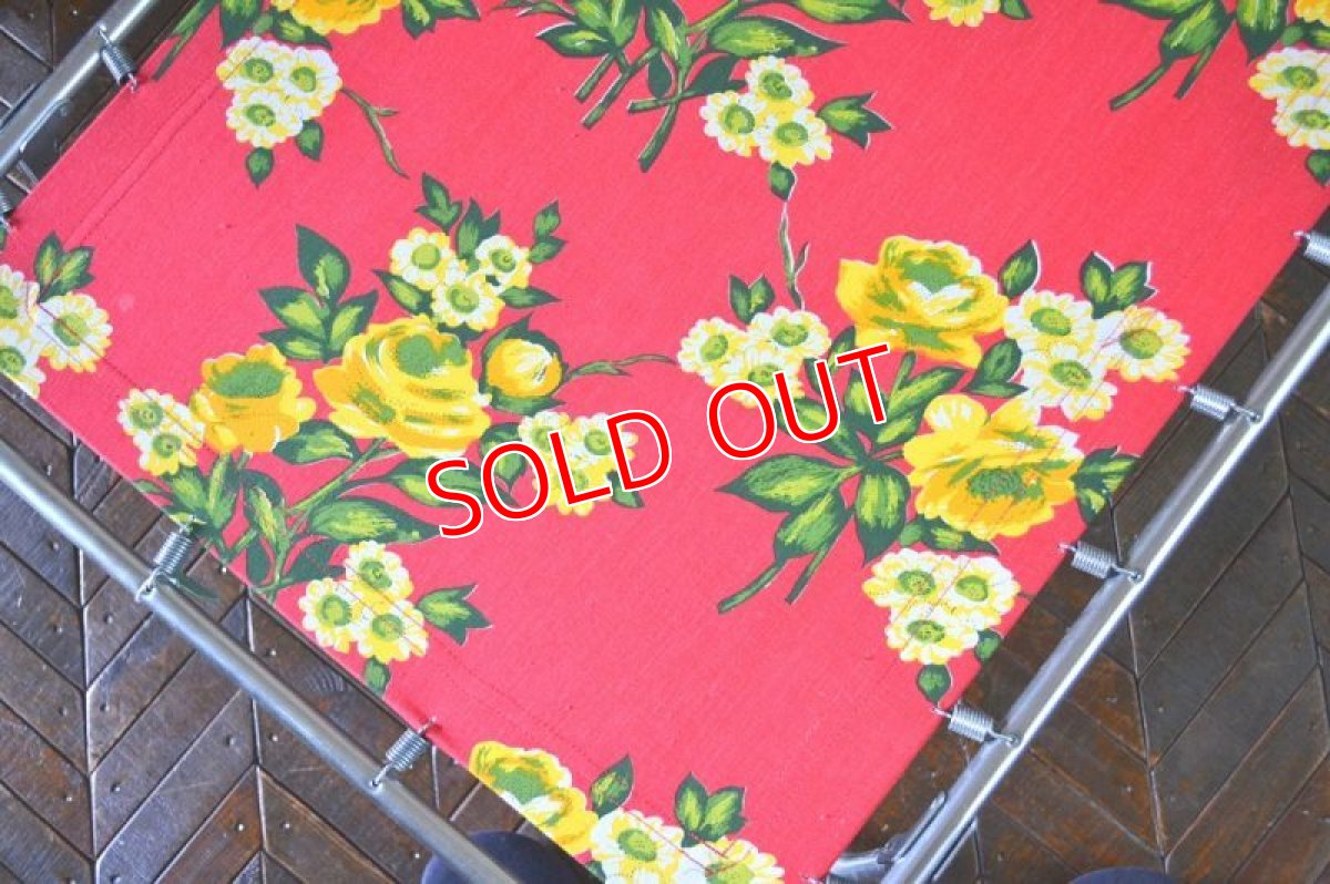 画像4: UK70sサンラウンジャー/レトロフラワー (4)