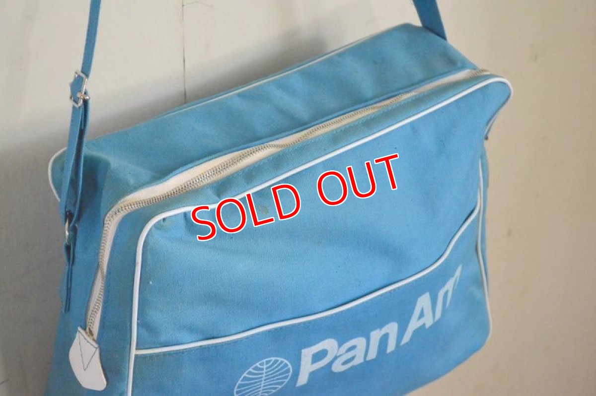 画像3: ヴィンテージPANAMパンナム・エアラインバッグ (3)