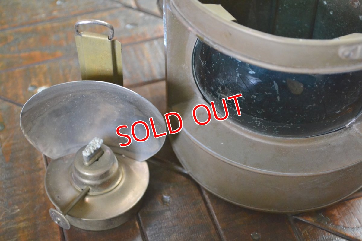 画像5: UKヴィンテージ・シップマストランプ/グリーン (5)