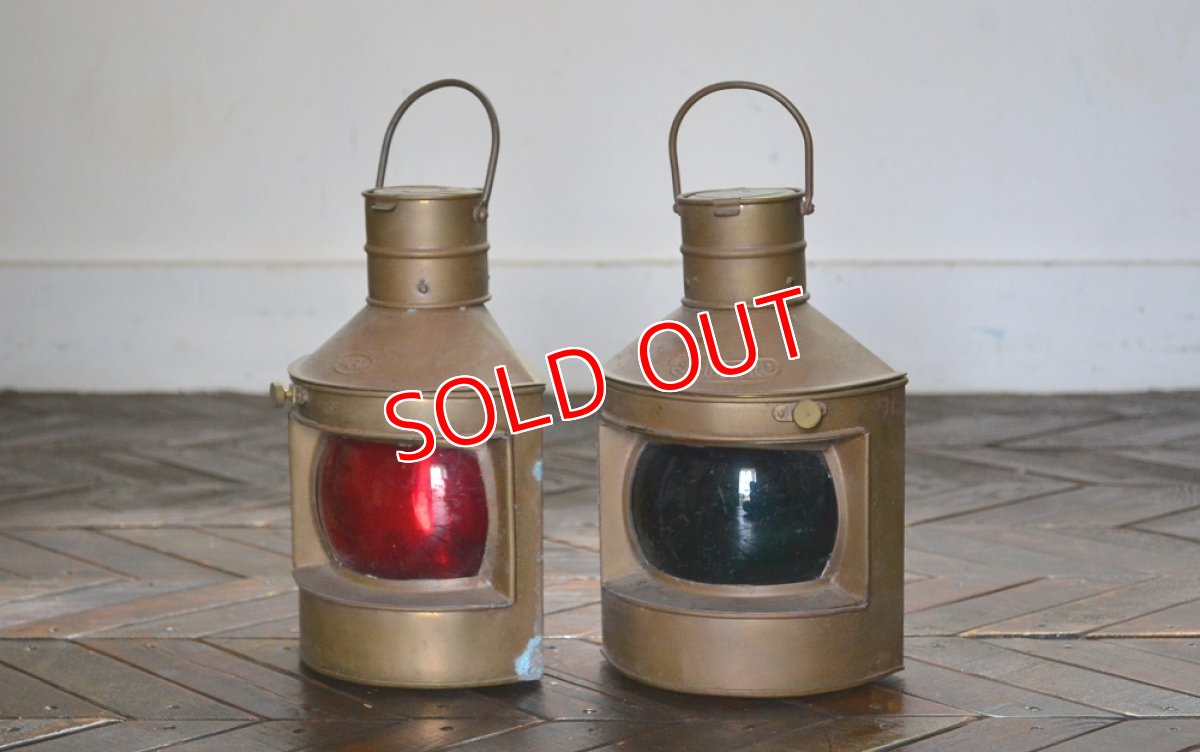 画像9: UKヴィンテージ・シップマストランプ/レッド (9)