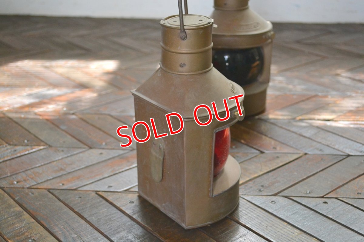 画像2: UKヴィンテージ・シップマストランプ/レッド (2)