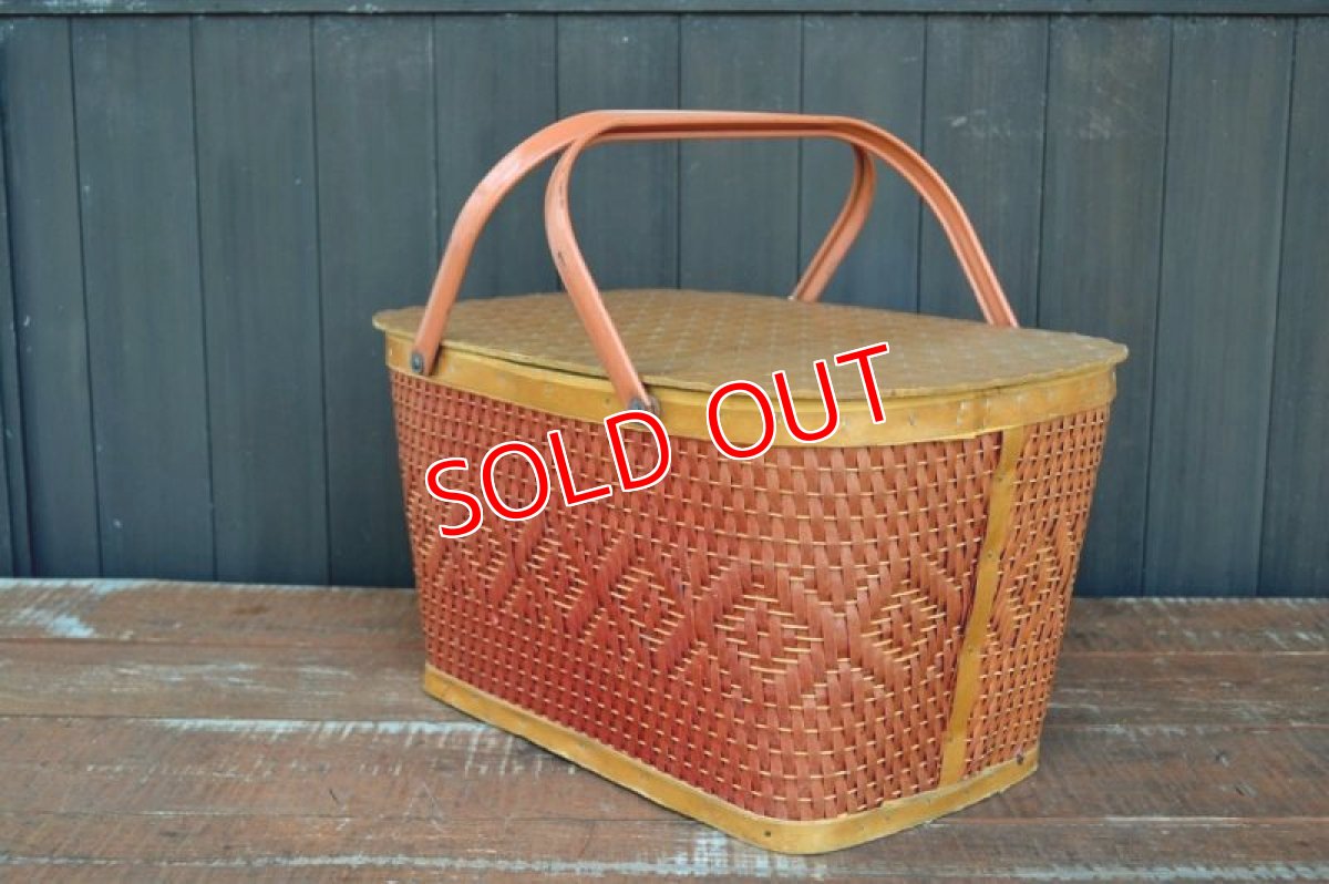 画像2: US60sピクニックバスケット/RED-MAN (2)