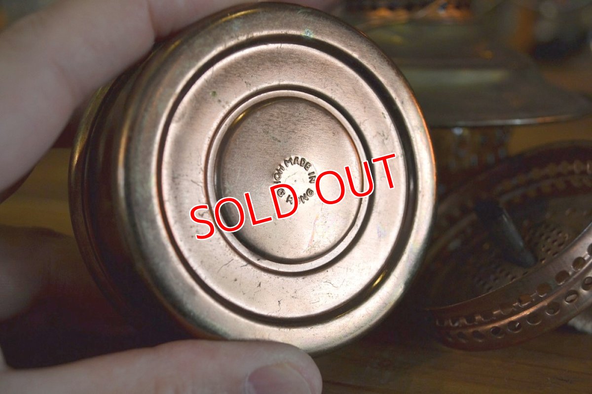 画像8: ６０ｓアンバーガラス星型シェードOILランプ (8)