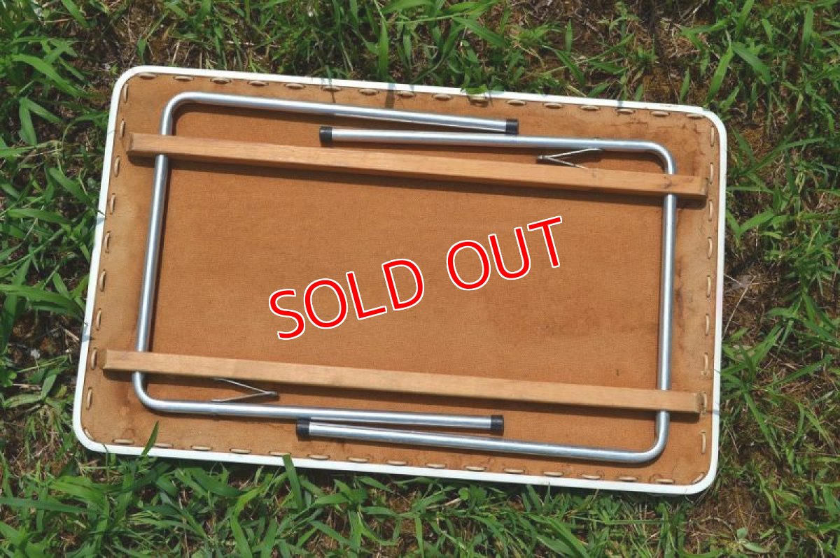 画像7: 70sレトロフラワー/ピクニック・ローテーブル パステルカラー (7)