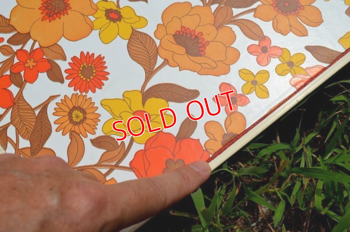 画像6: 70sレトロフラワー/ピクニック・ローテーブル ビビッドカラー (6)