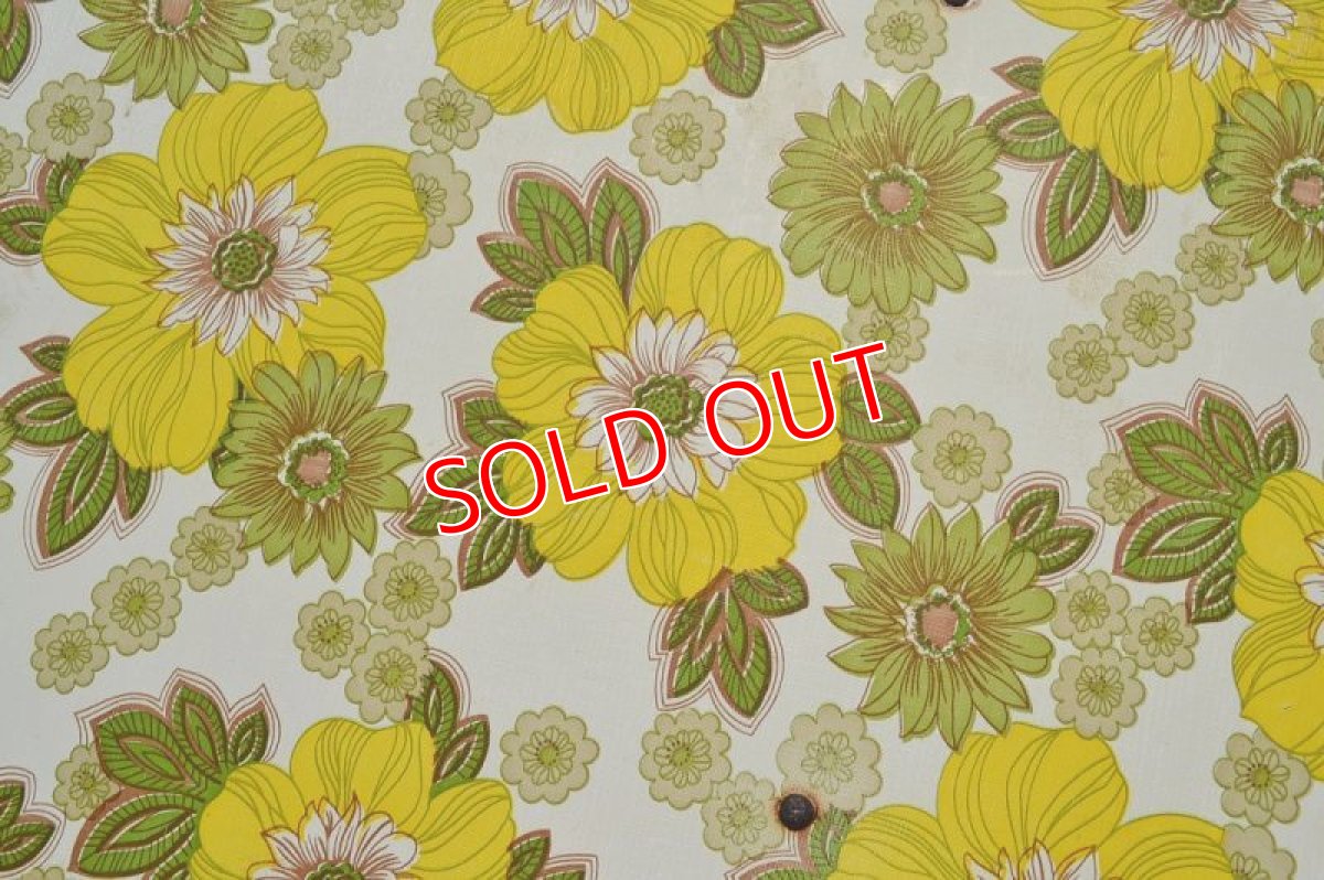 画像6: 70sレトロフラワー/ピクニック・ローテーブル パステルカラー (6)