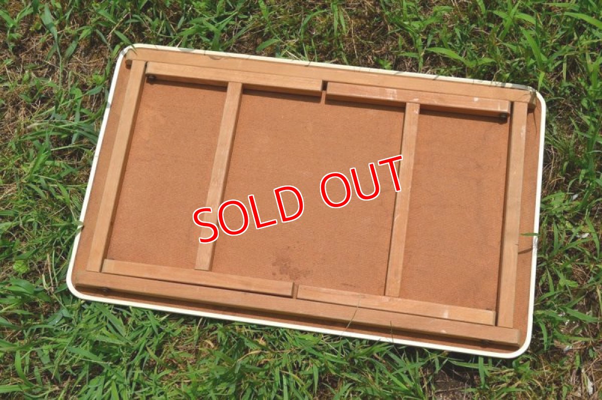 画像8: 70sレトロフラワー/ピクニック・ローテーブル ビビッドカラー (8)