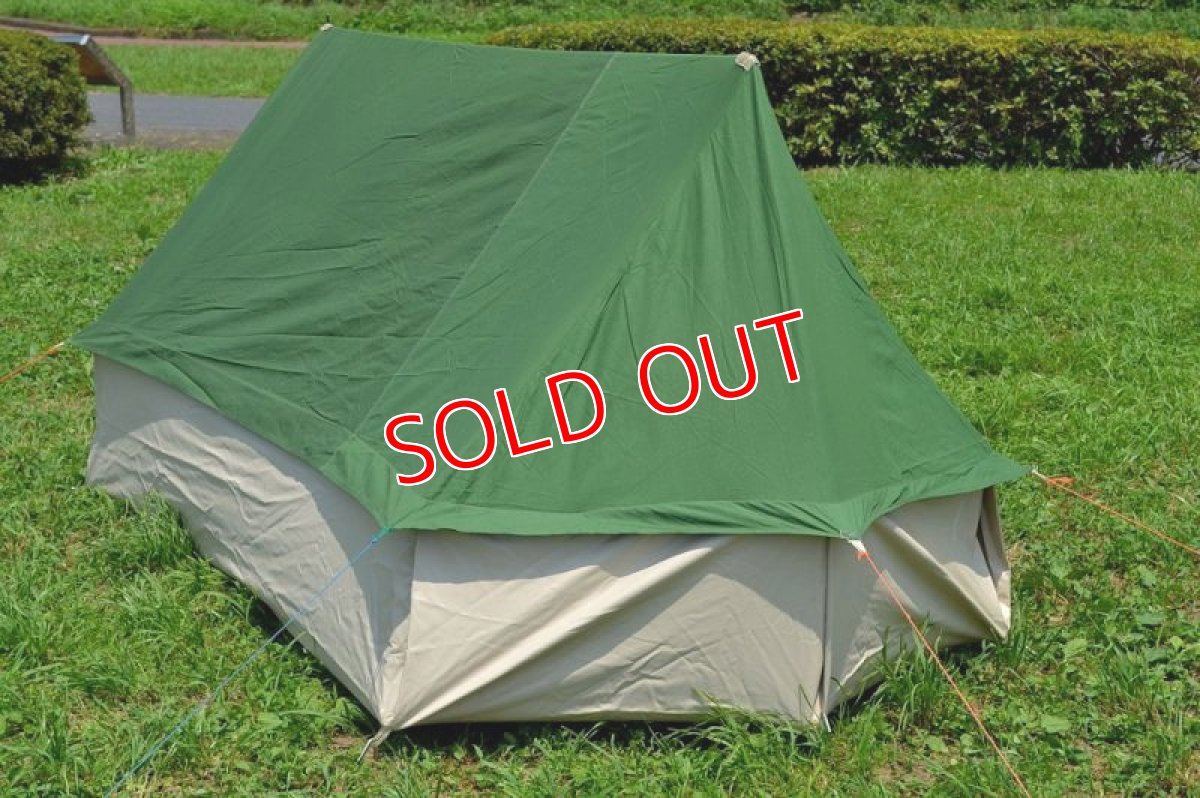 画像4: ドイツ/メーラーグリーンストライプAテント (4)