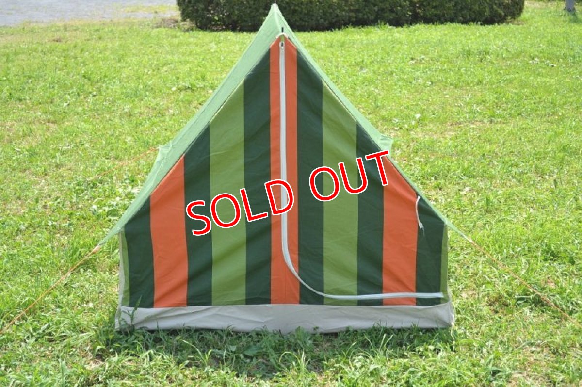 画像2: ドイツ/メーラーグリーンストライプAテント (2)