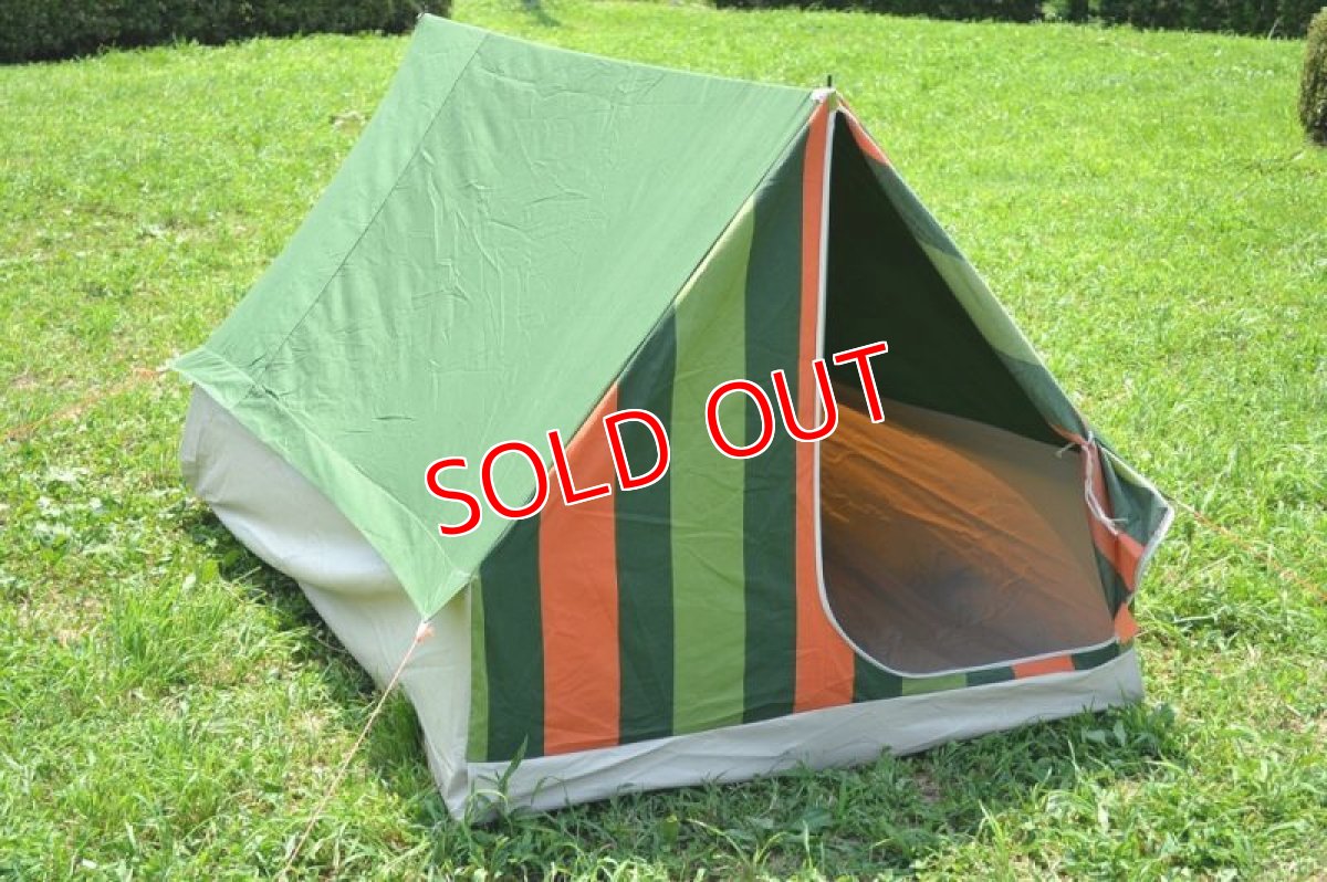 画像5: ドイツ/メーラーグリーンストライプAテント (5)