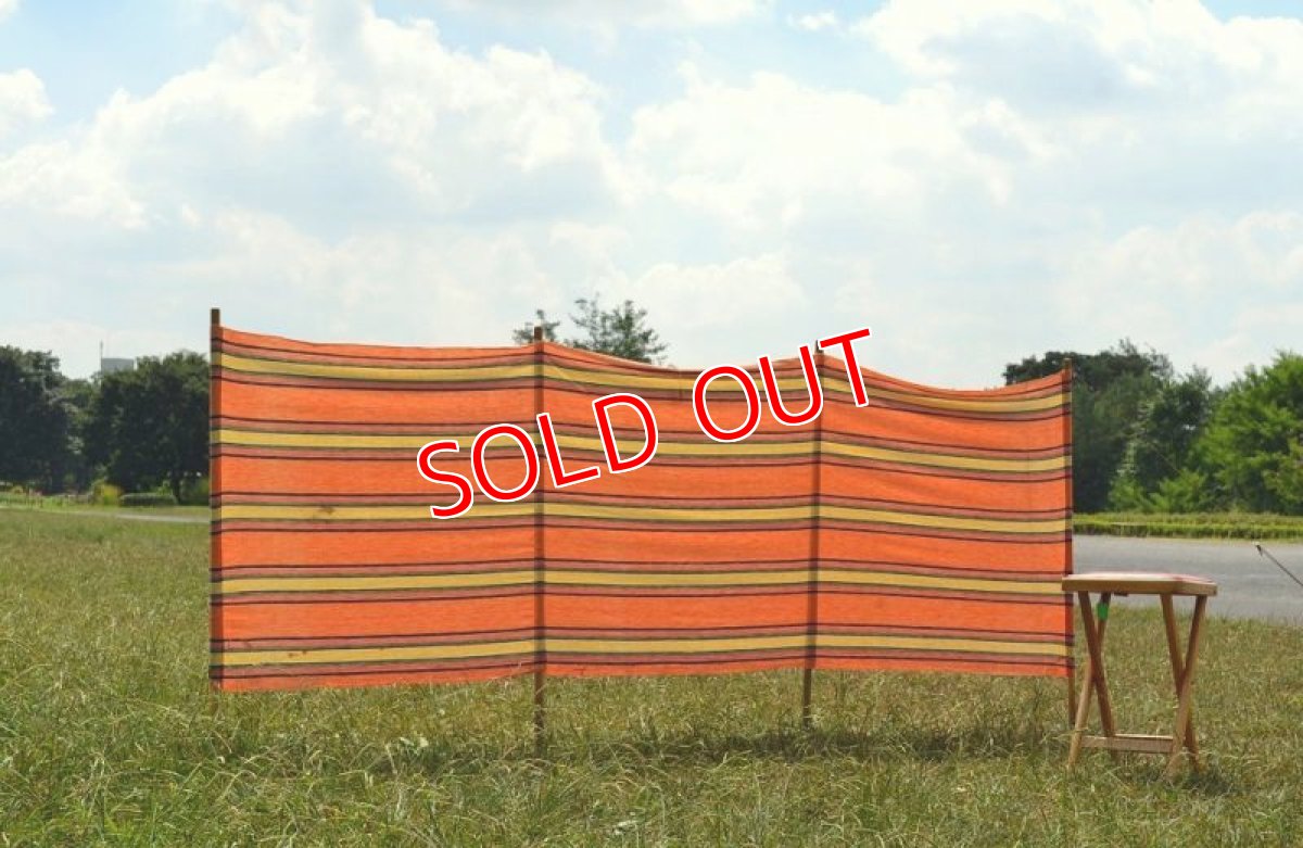 画像8: 70sヴィンテージ陣幕/オレンジ(2) (8)