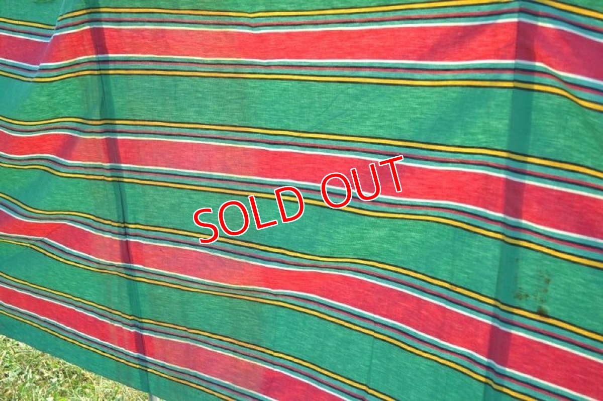 画像3: ７０ｓヴィンテージ陣幕/グリーン (3)