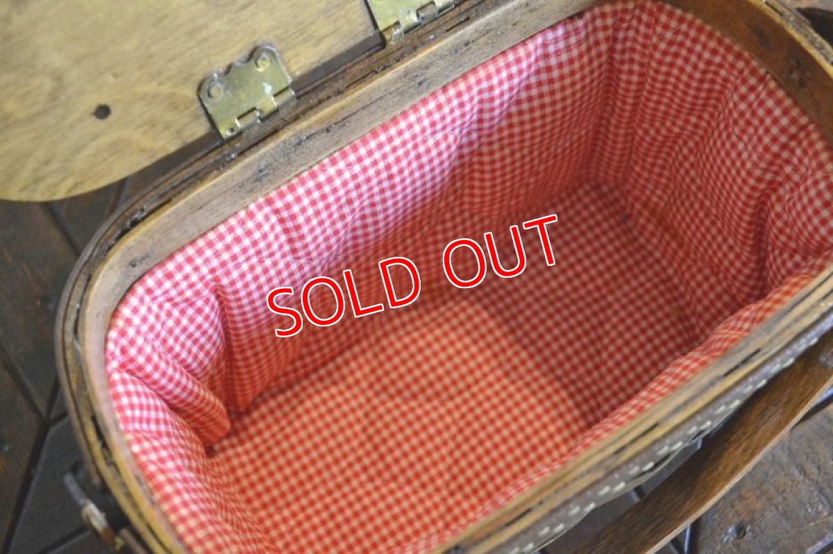 画像6: カロナンバスケット/レトロフラワー(1) (6)