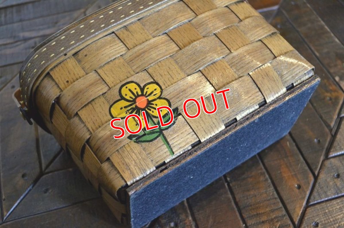 画像7: カロナンバスケット/レトロフラワー(1) (7)