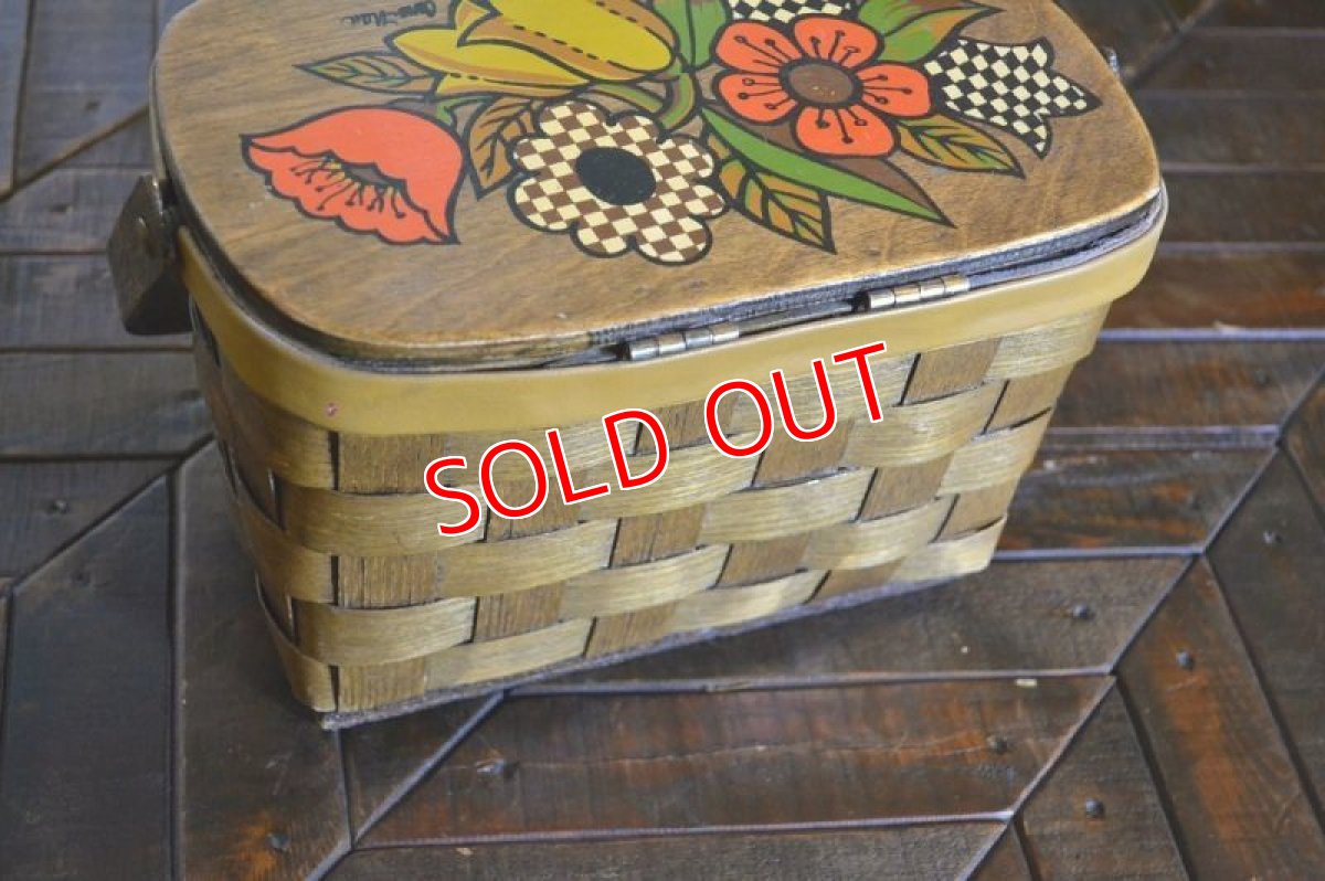 画像3: カロナンバスケット/レトロフラワー(2) (3)