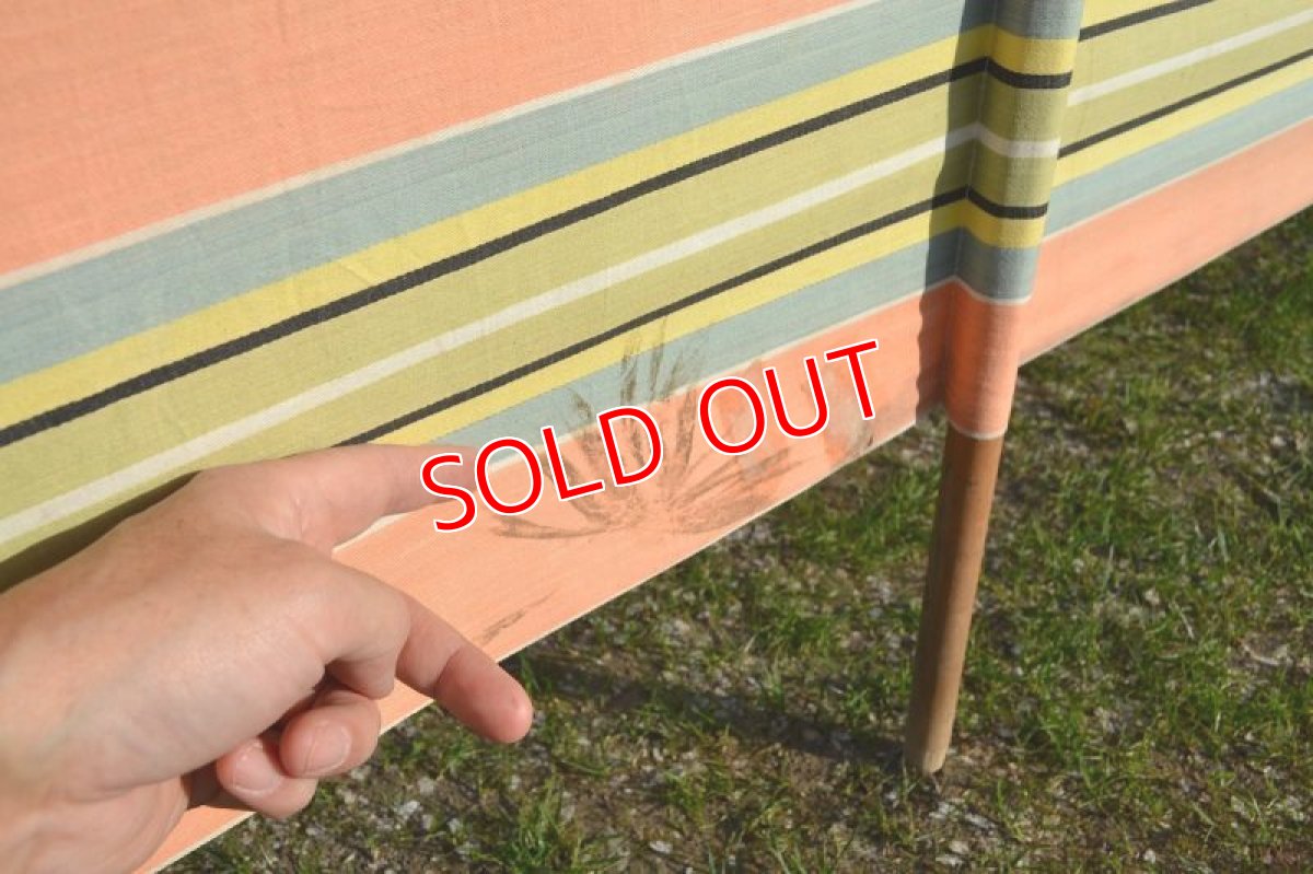 画像7: 70sヴィンテージ陣幕/オレンジ(4) (7)