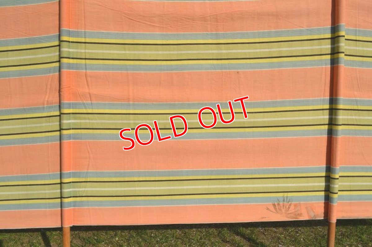 画像6: 70sヴィンテージ陣幕/オレンジ(4) (6)