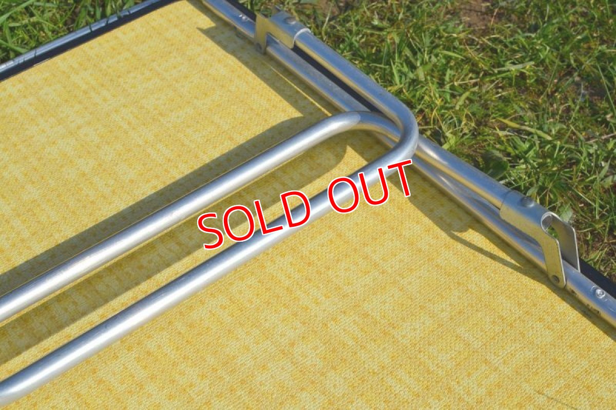 画像6: 70sアウトドア・ローテーブル/イエロー (6)