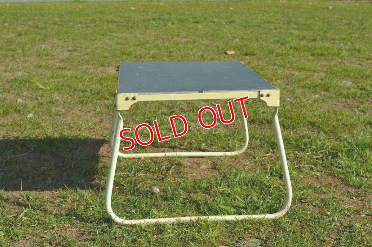 画像4: 60ｓアイアンフレーム/アウトドアローテーブル (4)