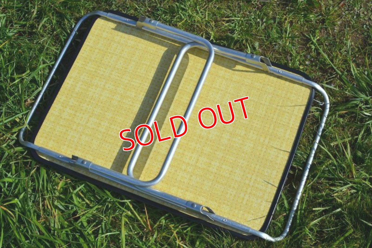 画像7: 70sアウトドア・ローテーブル/イエロー (7)