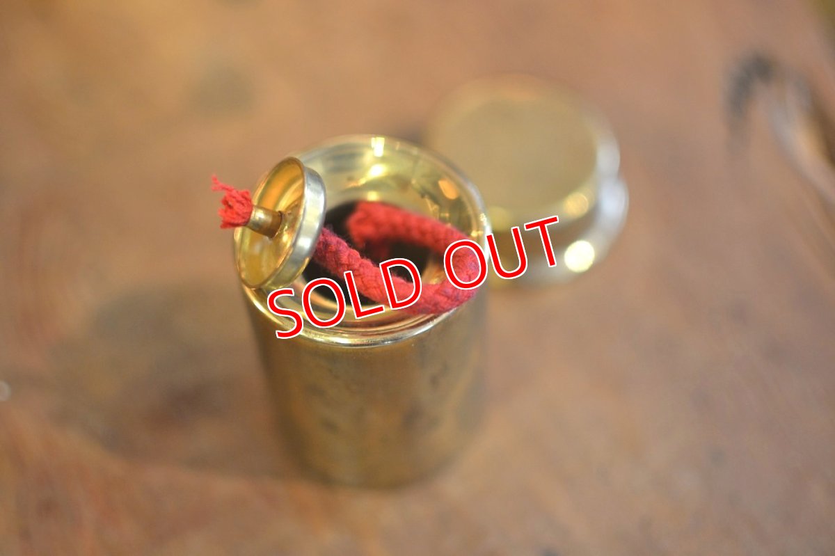 画像4: デンマーク製真鍮オイルランプ/Ｍサイズ (4)