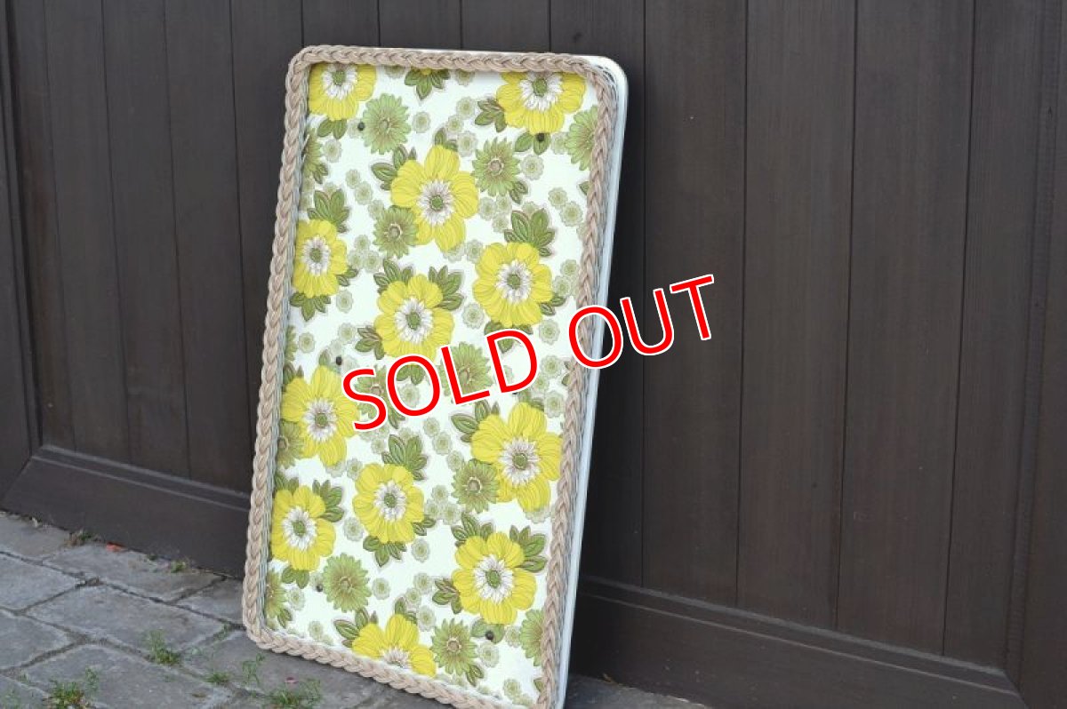 画像9: ７０ｓレトロフラワー/トレーテーブル・パステル (9)