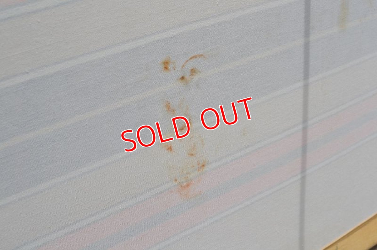 画像8: POUCHドイツ/キャンバスコット・ベージュ×ストライプ (8)