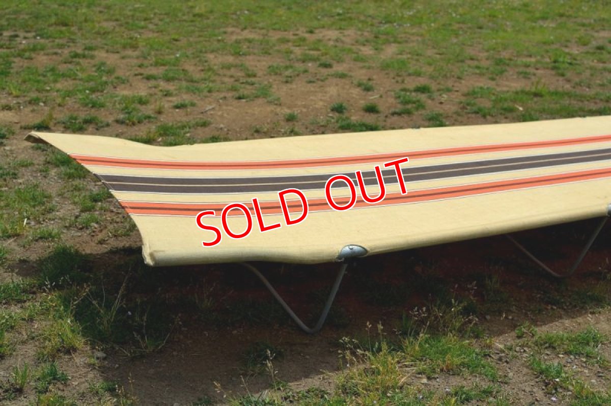 画像4: POUCHドイツ/キャンバスコット・ベージュ×ストライプ (4)