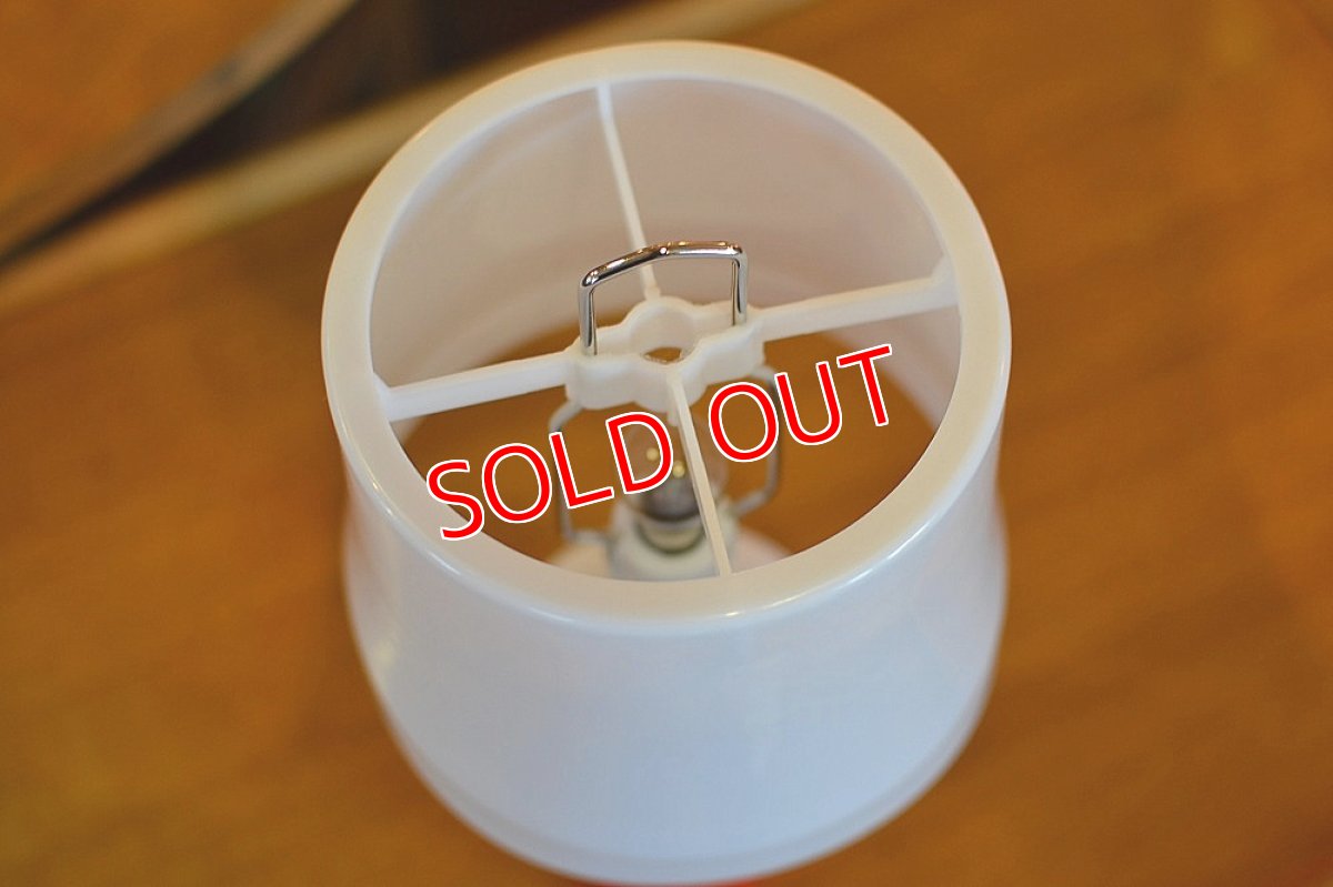 画像5: 70sアメリカンキャンパー ポータブルテーブルランプ/オレンジ (5)