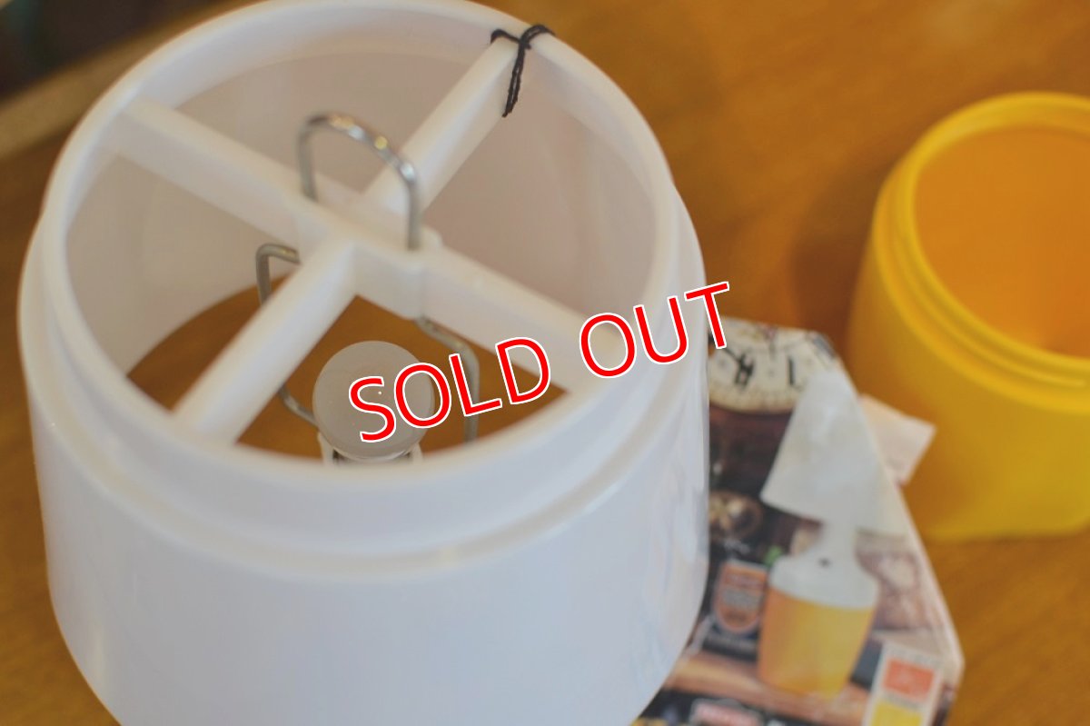 画像4: 70s RAY-O-VACポータブルテーブルランプ/イエロー (4)