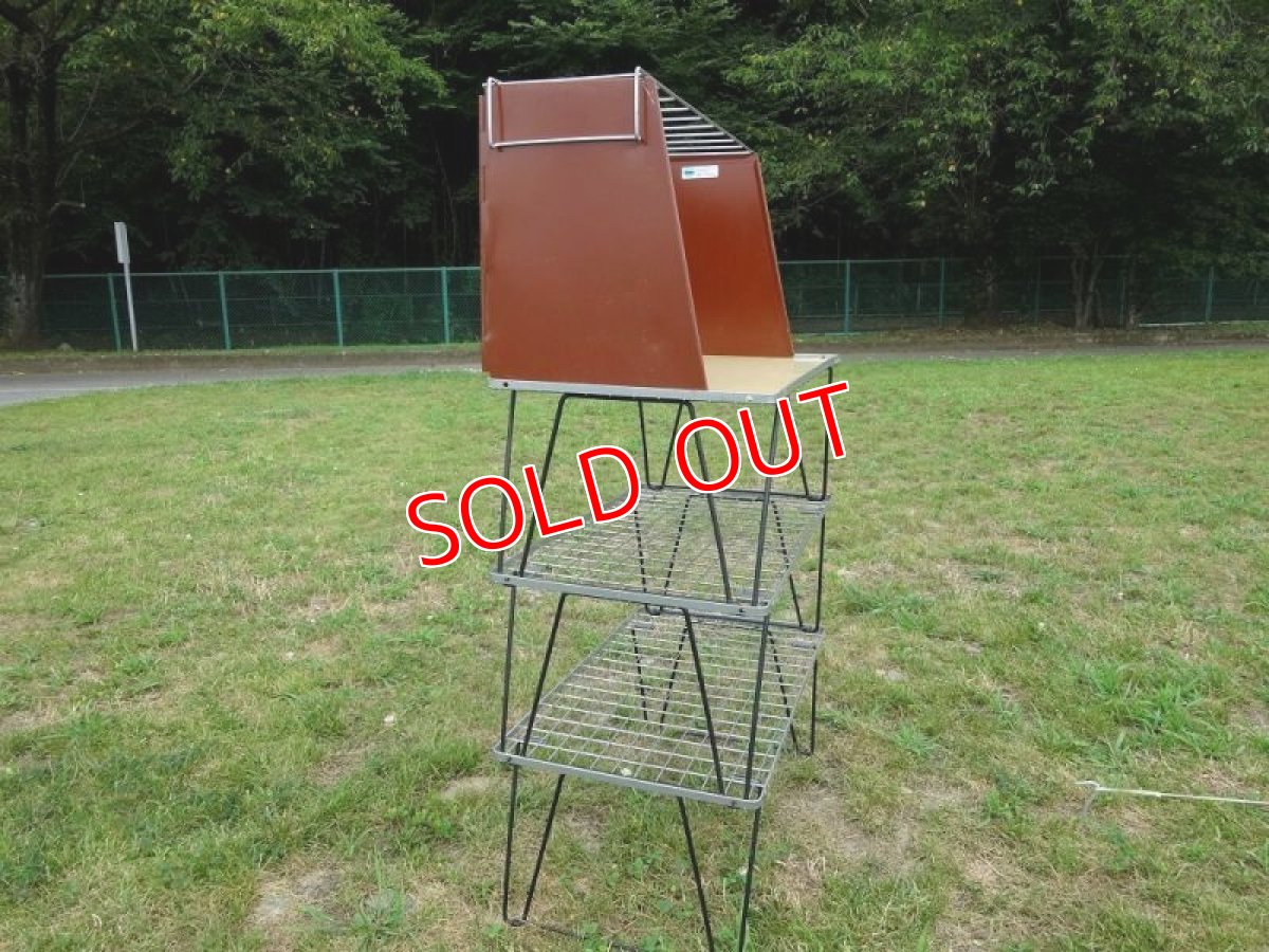 画像9: 70s Hago社キャンプキッチン/ブラウン×シルバー (9)