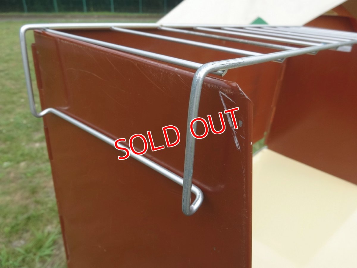 画像10: 70s Hago社キャンプキッチン/ブラウン×シルバー (10)