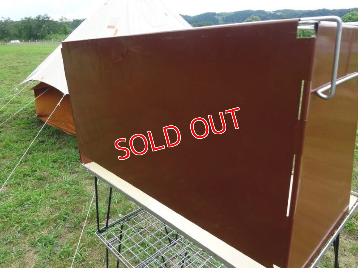 画像6: 70s Hago社キャンプキッチン/ブラウン×シルバー (6)