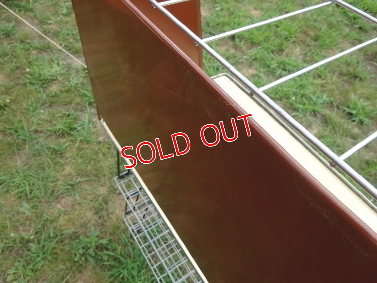 画像11: 70s Hago社キャンプキッチン/ブラウン×シルバー (11)