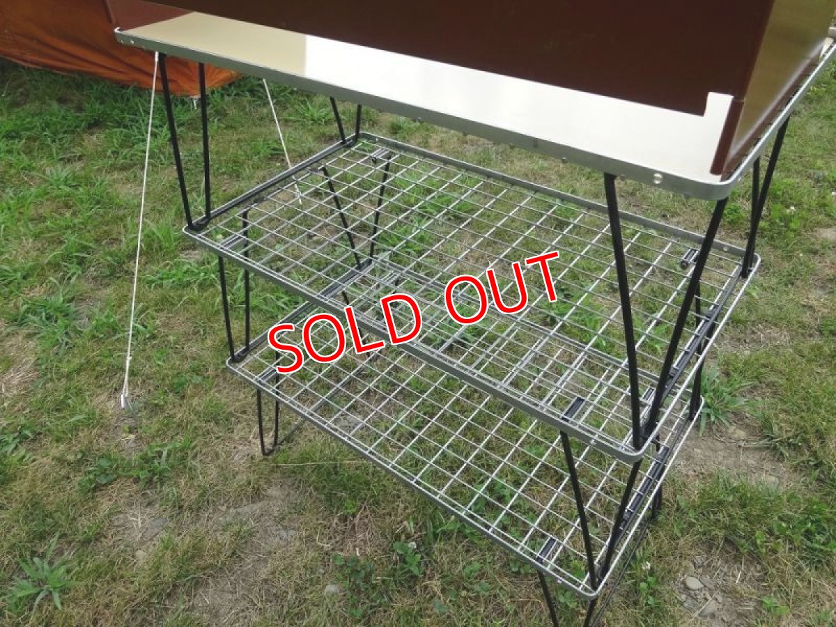 画像7: 70s Hago社キャンプキッチン/ブラウン×シルバー (7)