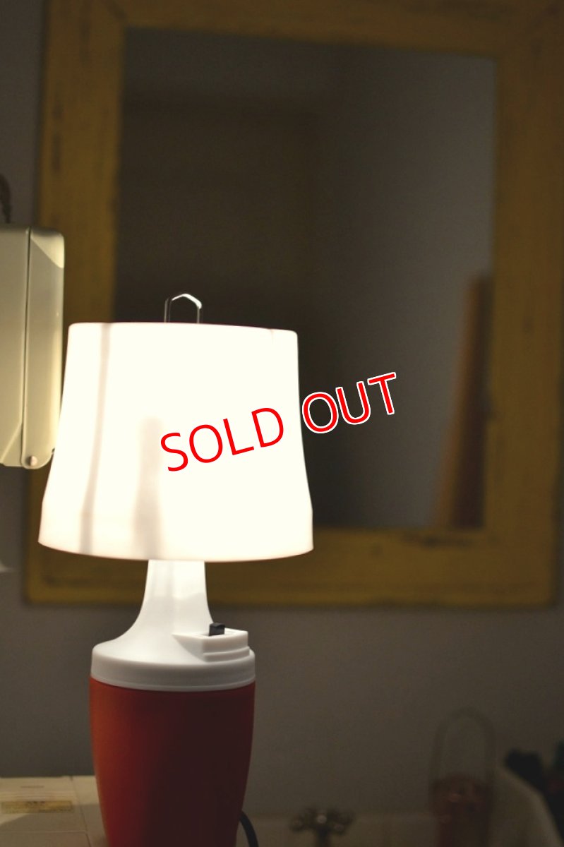 画像8: 70s RAY-O-BACポータブルテーブルランプ/オレンジ (8)