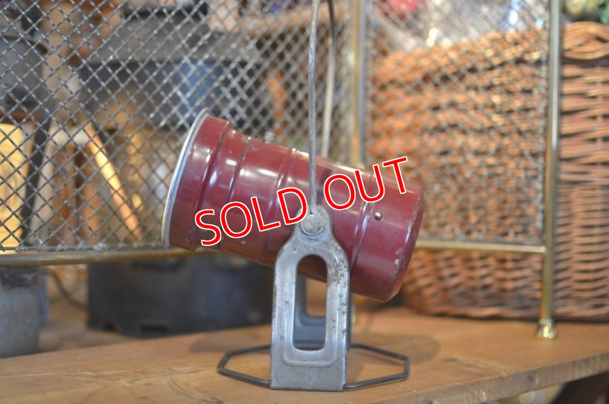 画像2: 50sエコライト社バッテリー式ライト/ワインレッド (2)