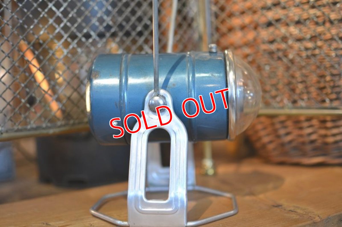 画像4: 50sエコライト社バッテリー式ライト/オーシャンブルー (4)