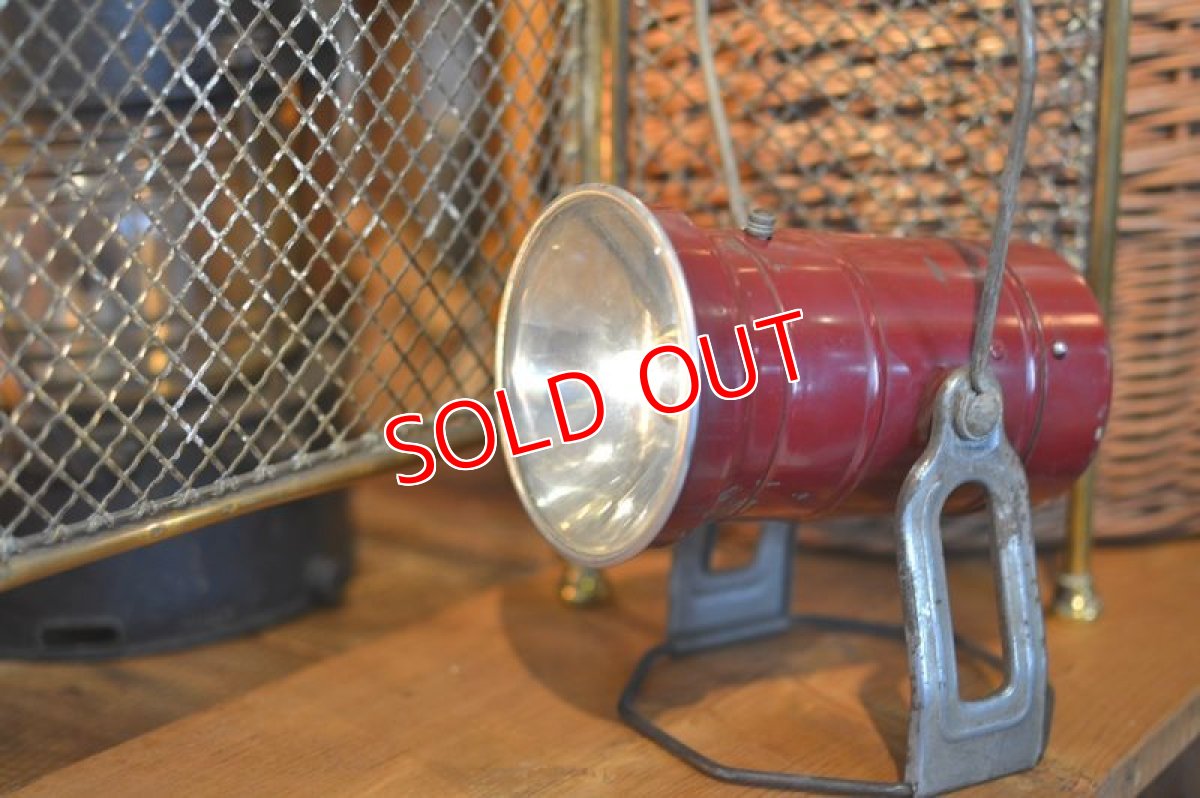 画像9: 50sエコライト社バッテリー式ライト/ワインレッド (9)