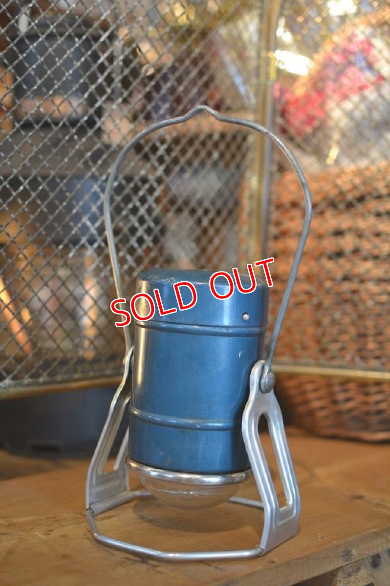 画像5: 50sエコライト社バッテリー式ライト/オーシャンブルー (5)