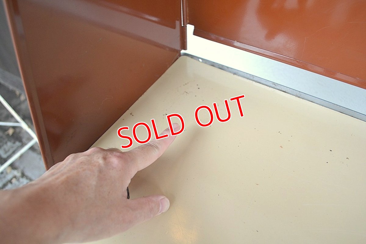 画像6: 70s Hago社キャンプキッチン/ブラウン×シルバー (6)