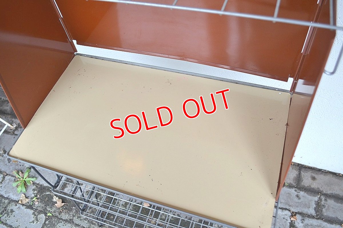 画像5: 70s Hago社キャンプキッチン/ブラウン×シルバー (5)