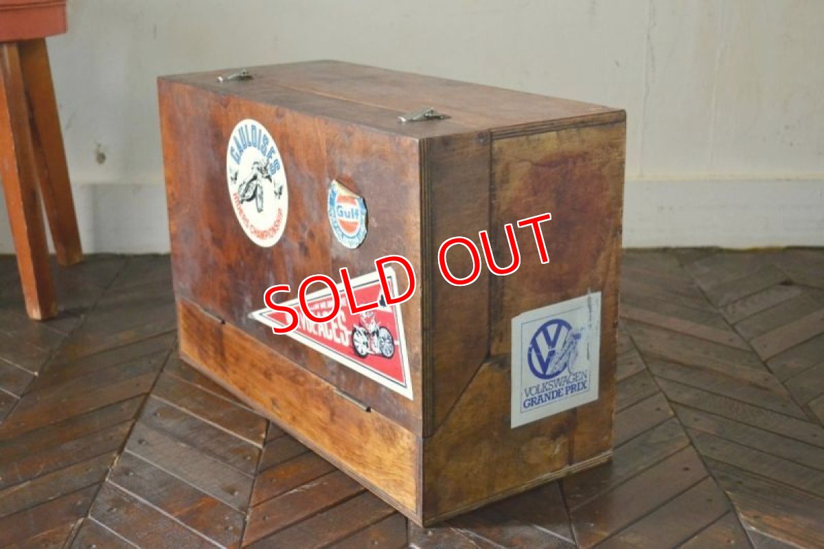 画像3: UK50s木製ツールボックス (3)