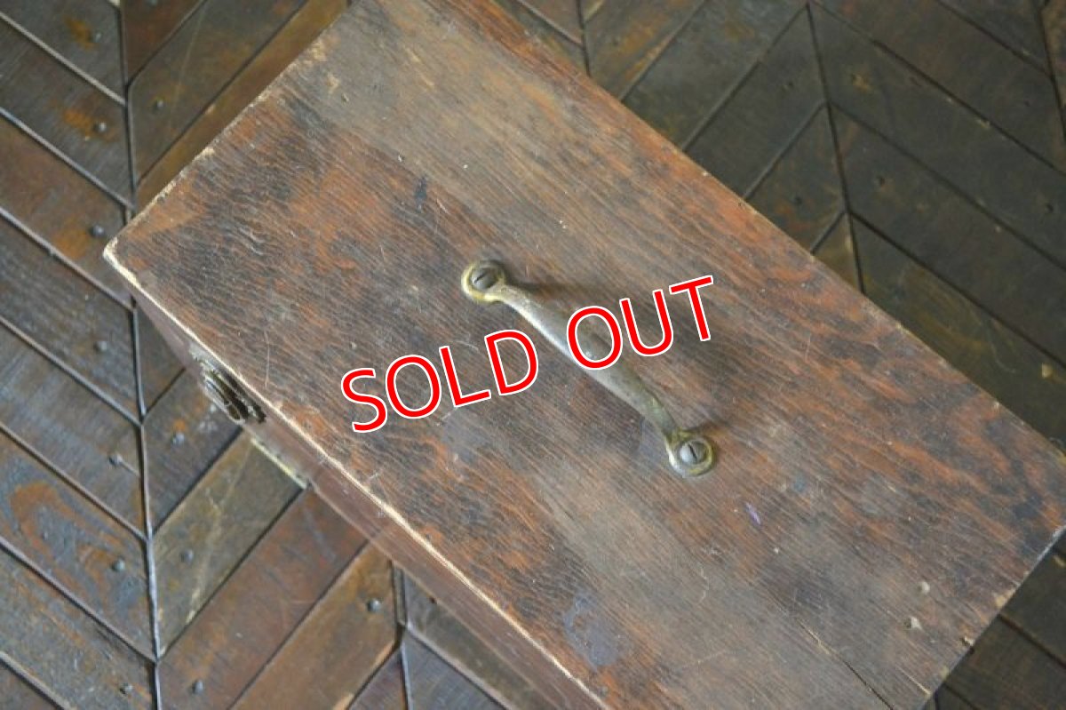 画像6: US50s木製タックルボックス (6)