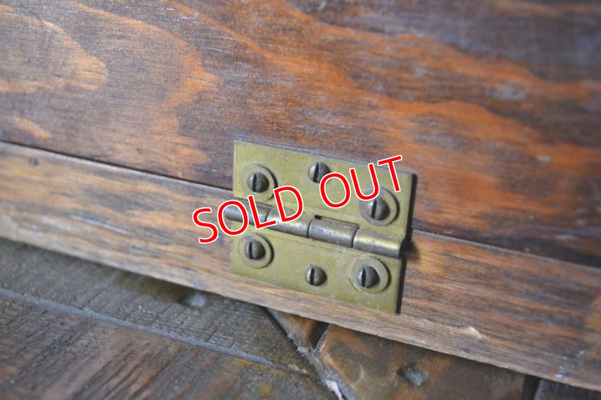 画像4: US50s木製タックルボックス (4)